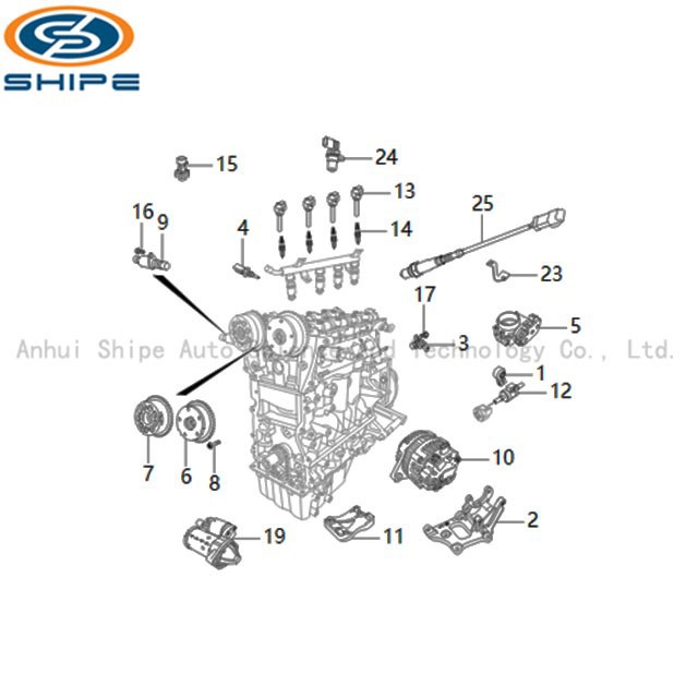 GNITION SYSTEM ELECTRONIC CONTROL Element FOR CHERY TIGGO 2 TIGGO 3X