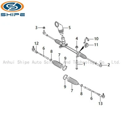 CHERY TIGGO 2 TIGGO 3X MECHANICAL STEERING GEAR