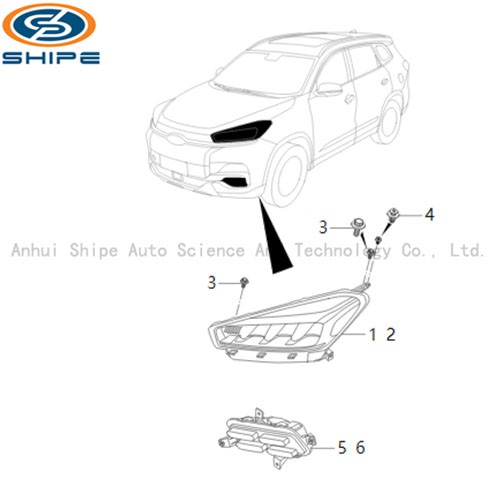 T1A T1D T18 TUG HEAD LAMP FOE CHERY TIGGO8 TIGGO8 PRO